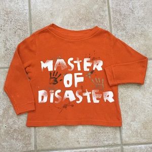 Faded Glory Boys Thermal Knit Tee Shirt